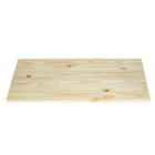 Painel de Pinus Retangular Natural 120X30X3cm Settis