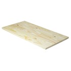 Painel de Pinus Retangular Natural 200X30X3cm Settis