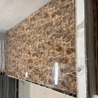 Painel De Pvc Marmorizado C/ 1220x2800x3mm  Marrom Imperador