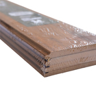 Painel de Revestimento Lambril em MDF 135x15cm Marrom 4 peças