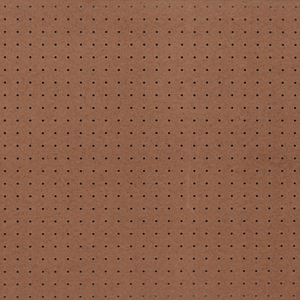 Painel de Revestimento em Madeira HDF 61x122cm Cru Perfurado Eucatex