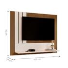 Painel De Tv 1 Prateleira Arezzo Nature Perola