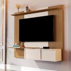 Painel De Tv 2 Prateleira Piacenza Perola