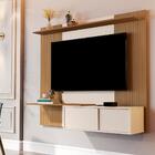 Painel De Tv 2 Prateleira Piacenza Perola