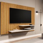 Painel De Tv 50 Polegada 150cm X 100cm Nature/off White