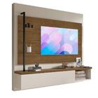 Painel De Tv 55 Polegadas Estilo Industrial Malbec Off White
