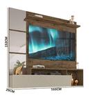 Painel De Tv 65 Polegadas Inbox Caemmun Jatoba Off White