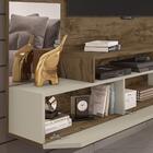 Painel De Tv 65 Polegadas Inbox Caemmun Jatoba Off White