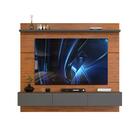 Painel De Tv 65 Polegadas Para Sala Freijó Cinza Urbano Ônix