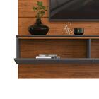 Painel De Tv 65 Polegadas Para Sala Freijó Cinza Urbano Ônix