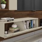 Painel De Tv 75 Polegadas Action Caemmun Havana Off White