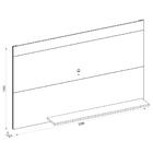 Painel De Tv 75 Polegadas Malha Caemmun Off White Havana