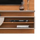 Painel De Tv Até 60 Polegadas Com Espelho Carvalho Nobre Griz