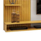 Painel De Tv Até 60 Polegadas Ripado Com Nichos Siena - Édeca