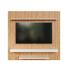 Painel De Tv Até 65 Pol. Lírio Babus - Naturalle / Off White