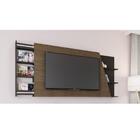 Painel De Tv Com Nicho Deslizante Kappesberg Jacarandá/preto