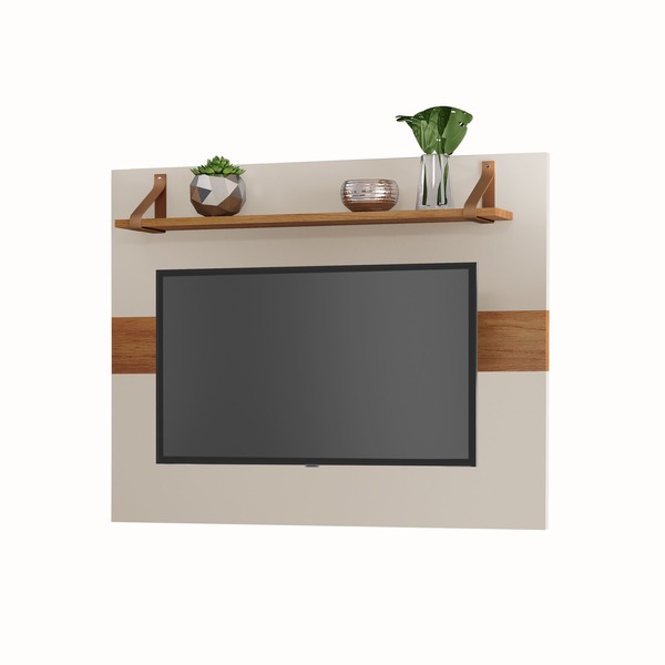 Painel De Tv Com Suporte Suspenso Maldivas Off/nature