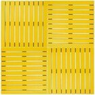 Painel De Tv Em Placa Modular 50x50cm Madersilva Amarelo