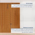 Painel De Tv Extensão Ripado Paris 217 Naturalle