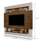 Painel De Tv Grande Cor Malbec / Off White  Tv Até 75