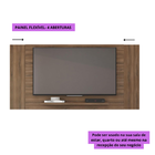 Painel De Tv Mdp Resistente E Durável Pintura Uv Fosca Noguei