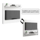 Painel De Tv Para Quarto Branco Acetinado Yan Patrimar