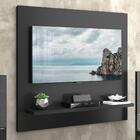 Painel De Tv Para Quarto Preto Acetinado Yan Patrimar