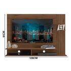 Painel De Tv Para Sala 42 Polegadas Ipê Nogueira Linea Brasil