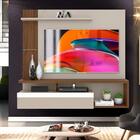 Painel De Tv Para Sala 60 Polegadas Off White Nogueira Shopjm