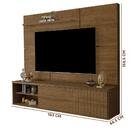 Painel De Tv Para Sala 75 Polegadas Malbec Rivoli Luapa