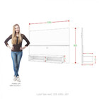 Painel De Tv Zanzini New Slim Para Tv Até 49 Polegadas