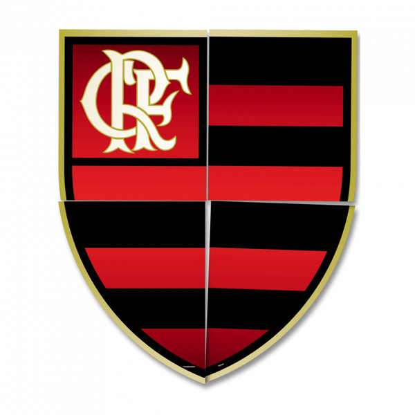Painel Decorativo Do Flamengo Banner/pôster Escudo Oficial 90