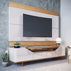 Painel Decorativo Sala De Estar 218cm Julien Off White/nature