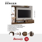 Painel Denver Para Tvs 55 Polegadas Led Elétrico E Prateleira