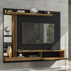 Painel Denver Preto Fosco Cinamomo - Bechara Móveis