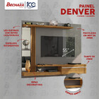 Painel Denver Titanium/cinamomo – Bechara Móveis
