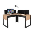Painel Dividor De Mesa 110cm Me4183 Preto