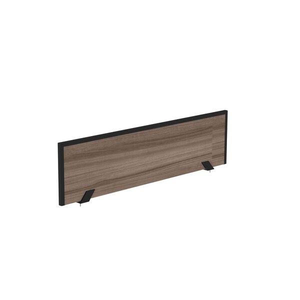 Painel Divisor Central Escritório Pdcc120 Walnut/preto