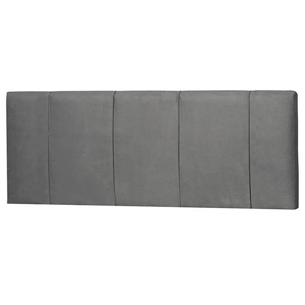 Painel Donna Para Cama Box Casal 160 Cm Suede Cinza - D'rossi