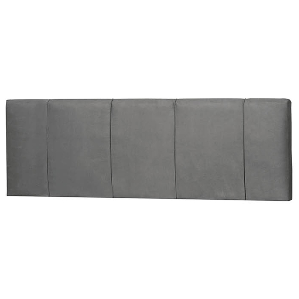 Painel Donna Para Cama Box Casal 193 Cm Suede Cinza - D'rossi