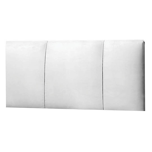 Painel Donna Para Cama Box Casal 90 Cm Corino Branco - D'rossi