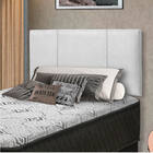 Painel Donna Para Cama Box Casal 90 Cm Corino Branco - D'rossi