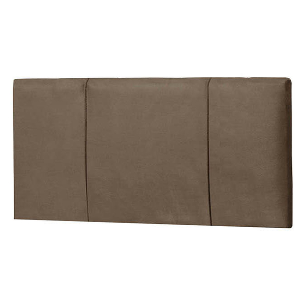 Painel Donna Para Cama Box Casal 90 Cm Suede Marrom - D'rossi