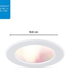 Painel Downlight Smart Inteligente Wifi Rgb 15cm 110v Wiz