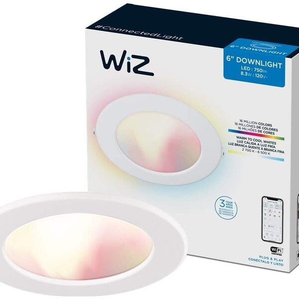 Painel Downlight Smart Inteligente Wifi Rgb 15cm 110v Wiz