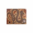 Painel Dragão Verde Em Mosaico 120x150