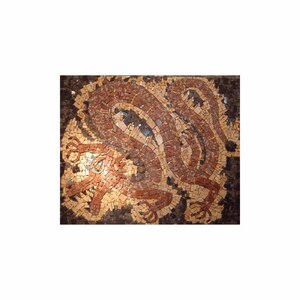 Foto de Painel Dragão Vermelho Em Mosaico 120x150