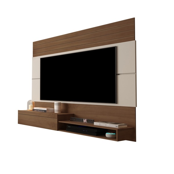 Painel Dubai Freijo/off White - Germai Móveis