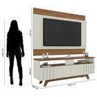 Painel E Bancada Para Tv Até 60" Portaland L01 - Amarena Móve