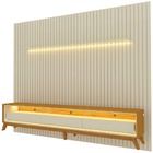 Painel E Rack Led Nobre 275 Requinte 260 Off White Naturale -